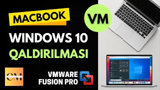 Macbookda Windows 10 işlətmək Win10 VM Qaldırılması [upl. by Hannie]