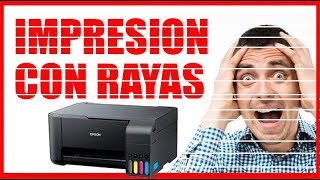 Como Solucionar Rayas Lineas En Las Impresiones – Limpieza De Cabezales Epson [upl. by Jala]