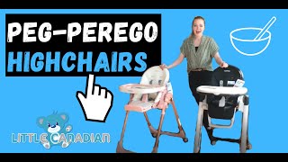 PegPerego Prima Pappa Zero 3 and Siesta Highchairs Comparison [upl. by Idel]