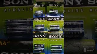 Sony battery alkaline AA made in Indonesia01999994788 [upl. by Esidnac]