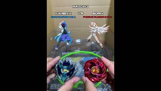 Beyblade X Kamen X Drans vs Burn Phoenixes Evolutions Battle beyblade beybladebattle beybladex [upl. by Airehs]