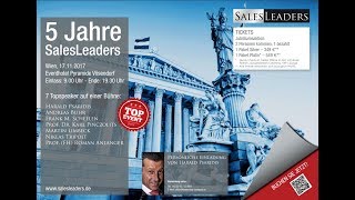 SALES LEADER  DAS Vertriebs Event 2017 in Wien [upl. by Annaiviv]