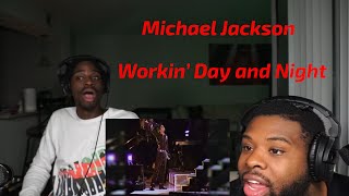 FIRST TIME reacting to Michael Jackson  Workin Day And Night  Babanthekidd Live Yokohama 1987 [upl. by Ynamreg841]