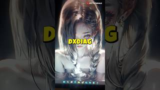 Did You Know  DXDIAG shorts pctips rtctutorials tech [upl. by Gwenny888]