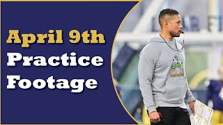 Notre Dame Practice Highlights April 9th [upl. by Ayres]