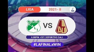 Deportivo Cali vs Deportes Tolima Previa Liga BetPlay Dimayor 2021II  Final Ida [upl. by Kcirdef]