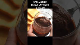 CREMA SPALMABILE NOCCIOLATA 3 INGREDIENTI  FACILE VELOCE SENZA COTTURA SENZA GLUTINE e LATTICINI [upl. by Palecek]