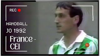 France  CEI 1992  JO de Barcelone handball 🤾‍♂️ [upl. by Nerat266]