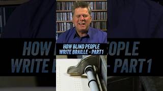 How Blind People Write Braille  Part 1 [upl. by Portwine]