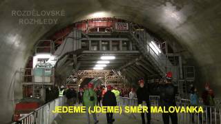 Den otevřených dveří Tunel Blanka 2011  Praha [upl. by Airdnahc]