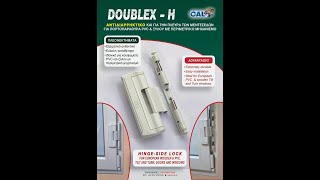 DOUBLEX H  Hinge side Lock [upl. by Rebhun]