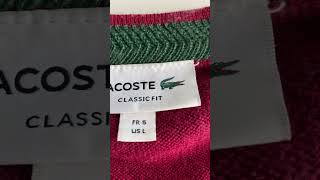 ¿Por qué el bordado del logo de Lacoste es diferente del logo oficial [upl. by Macdonell395]