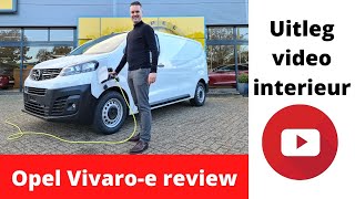 Nieuwe Opel Vivaroe review  Uitleg video interieur [upl. by Arhas]