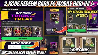 2 KODE REDEEM FC MOBILE TERBARU HARI INI BAHAS TUNTAS EVENT TRICK OR TREAT POTM amp IKON FC MOBILE [upl. by Atiuqet]