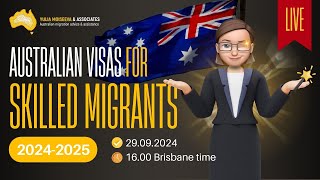 Australian Skilled Visas in 20242025 🇦🇺 All the essential information from migration agent [upl. by Ahseym]