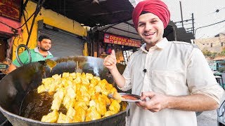 INDIAN STREET FOOD Tour DEEP in PUNJAB INDIA  BEST STREET FOOD in INDIA and BEST CURRY HEAVEN [upl. by Drummond]