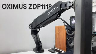 Solusi Meja Kerja Clean Minimalis dengan Monitor Ergonomic  Oximus ZDP1118 Bracket Monitor Arm Vesa [upl. by Emiaj795]