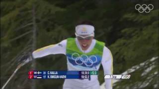 Charlotte Kalla SWE Wins CrossCountry Skiing 10km Gold  Vancouver 2010 Olympics [upl. by Flossi789]