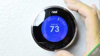 Demo Nest Learning Thermostat [upl. by Earley340]