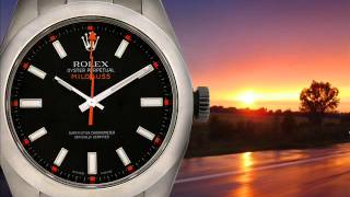 Swiss Watch Expo  Rolex Milgauss Steel Mens Sport Black Dial Watch [upl. by Anthea]