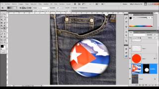 PHOTOSHOP TUTORIAL COMO CREAR UNA CHAPA O PIN  PARTE 2 [upl. by Woodhouse813]