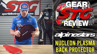 Alpinestars Nucleon Plasma Back Protector Insert Review from SportbikeTrackGearcom [upl. by Avelin787]