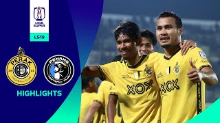 Perak FC 31 Penang FC  LS19  Highlights Liga Super 2023 [upl. by Aisatsanna]