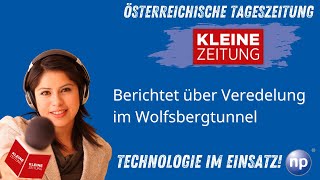 NanopoolTechnologie im Einsatz Veredelung der Tunnelwände im Wolfsbergtunnel [upl. by Anicnarf]