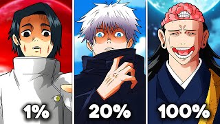 Top 20 STRONGEST Characters In Jujutsu Kaisen Sukuna Geto [upl. by Poirer661]