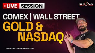 🔴 Live Forex Trading amp Education  Live NY Session  Comex amp Wall Street  Gold amp Nas100 [upl. by Abbie728]