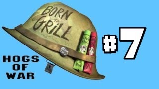 Lets Play Hogs of War 100 Walkthrough Part 7  Invading Trotsville [upl. by Chrisman67]