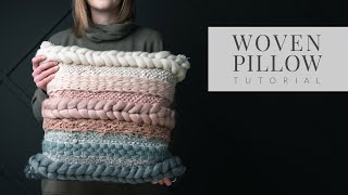 Woven Pillow Tutorial [upl. by Sherl]