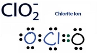 ClO2 Lewis Structure  How to Draw the Lewis Structure for ClO2 Chlorite Ion [upl. by Esertap664]