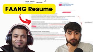 FAANG Resume writer ROASTS my Resume [upl. by Arag362]