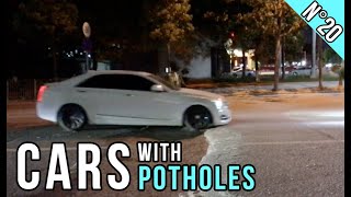 Cars Hitting MASSIVE Potholes 20 [upl. by Annekam]