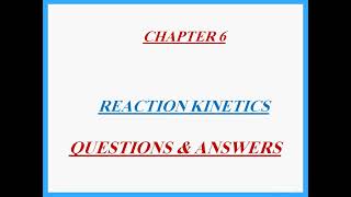 IAS Chemistry Edexcel Unit 2 Ch 6  Kinetics  Dr Hanaa Assil [upl. by Converse219]