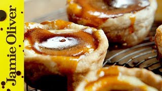 Jamies Quick Portuguese Custard Tarts [upl. by Hiro575]