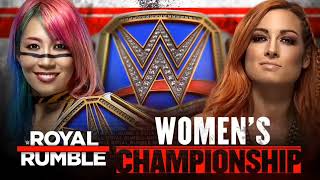 WWE Royal Rumble 2019 Match Card HD [upl. by Valentijn]