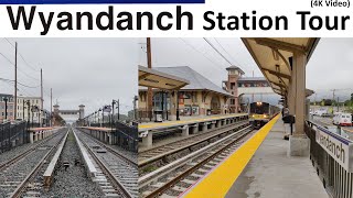 ⁴ᴷ Tour  Rebuilt Wyandanch LIRR Station [upl. by Nylarad]