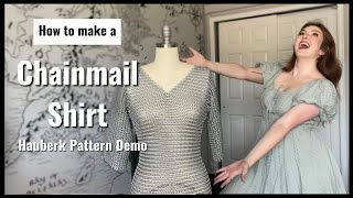 How To Make A Chainmail Shirt  Hauberk Tutorial [upl. by Mckenna]