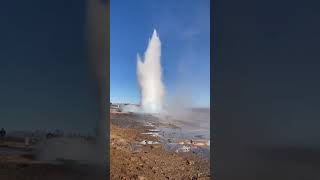 Iceland Geysers Nusrathomeandstreetfood icelandtravel geyser viralshorts [upl. by Novahc]