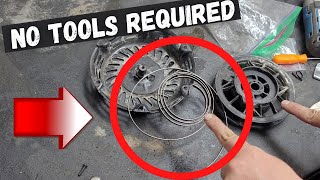 HowTo FIX a recoil spring the easy way with no tools at all [upl. by Aynna472]