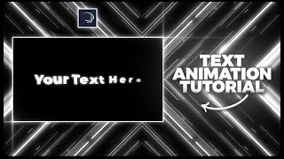 TEXT ANIMATION \  alight motion tutorial  Part 3 [upl. by Chere912]