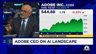 Adobe CEO Shantanu Narayen on new AI tools For us its about driving responsible innovation [upl. by Gusella]