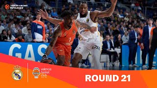 Real MadridValencia Basket  Round 21 Highlights  202324 Turkish Airlines EuroLeague [upl. by Ken175]