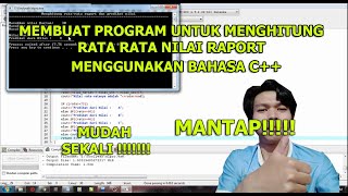 Cara membuat Program C untuk menghitung nilai raport dan predikat nilai menggunakan Dev C [upl. by Anelhtac255]