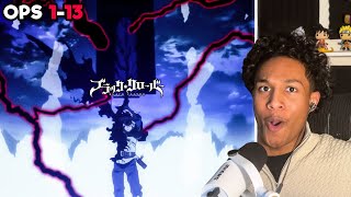 Reacting To ALL Black Clover Openings For The FIRST Time Was AMAZING [upl. by Ecyac]