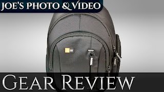 Case Logic TBC410 DSLR Sling Camera Backpack  Gear Review [upl. by Nivra]