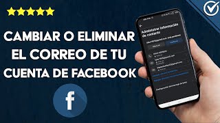 ¿Cómo cambiar o eliminar el correo de tu cuenta de FACEBOOK  Configuración [upl. by Essirehc]