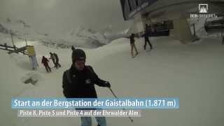 GaistalAbfahrt HochfeldernAbfahrt und FeldernangerAbfahrt auf der Ehrwalder Alm [upl. by Haimaj]